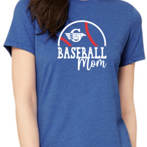Women's Tee with Gladwin Baseball With G