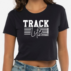 Women's Festive Crop top with Track Life