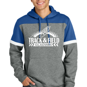Royal and White Stripe Hoodie Gladwin Track with Shoe
