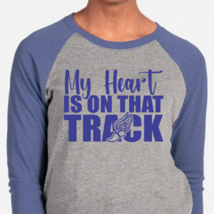 Raglan Tee with My Heart Is On That Track