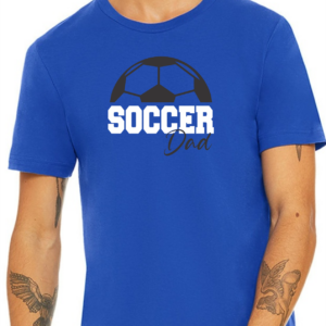 Bella Royal Tee with Soccer Dad