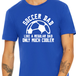 Bella Royal Tee with Soccer Cool Dad