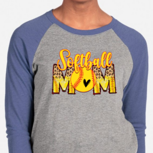 Softball Mom Raglan Tee
