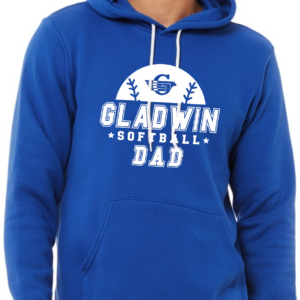Gladwin Softball Dad Bella Hoodie