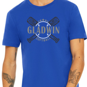 Bella Royal Softball Double Bat Tee